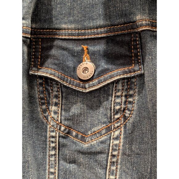 Torrid Classic Jean Jacket Plus Size 3X (22/24) Medium Wash Denim - Picture 7 of 7